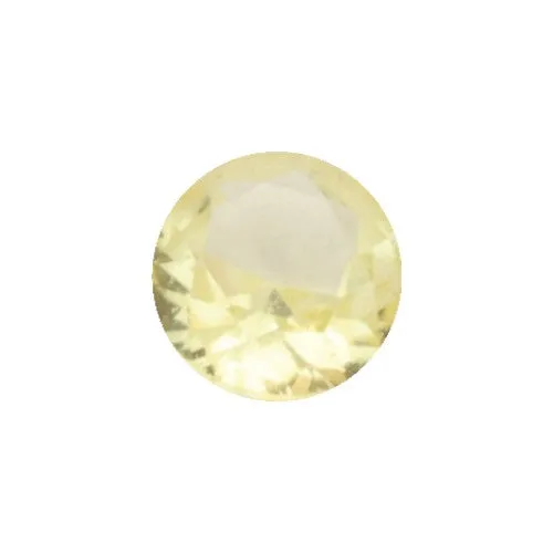 💎 Yellow Sapphire (Pale Lemon) Grade AA (Natural Gemstone) - ROUND