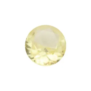 💎 Yellow Sapphire (Pale Lemon) Grade AA (Natural Gemstone) - ROUND