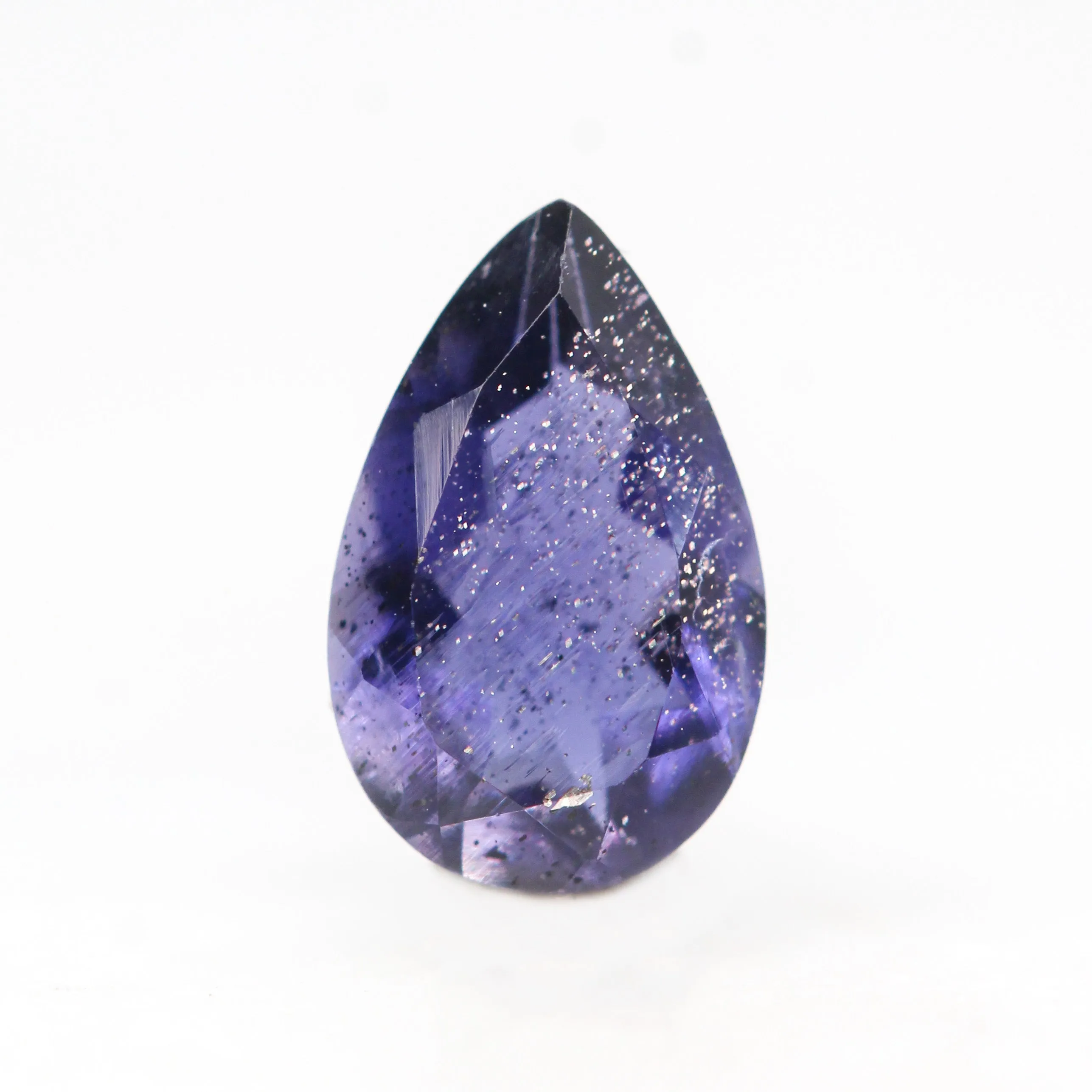 0.70 Carat Pear Iolite for Custom Work - Inventory Code PPI070