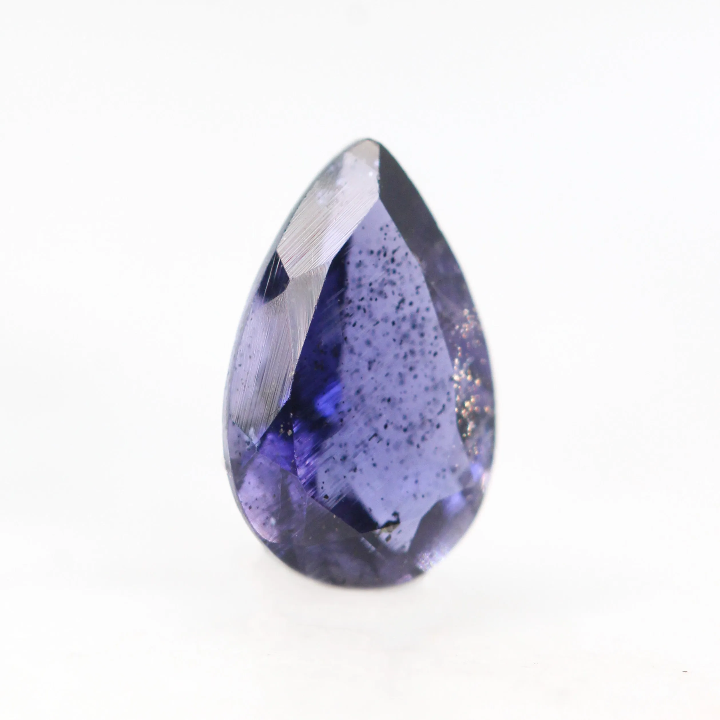 0.70 Carat Pear Iolite for Custom Work - Inventory Code PPI070