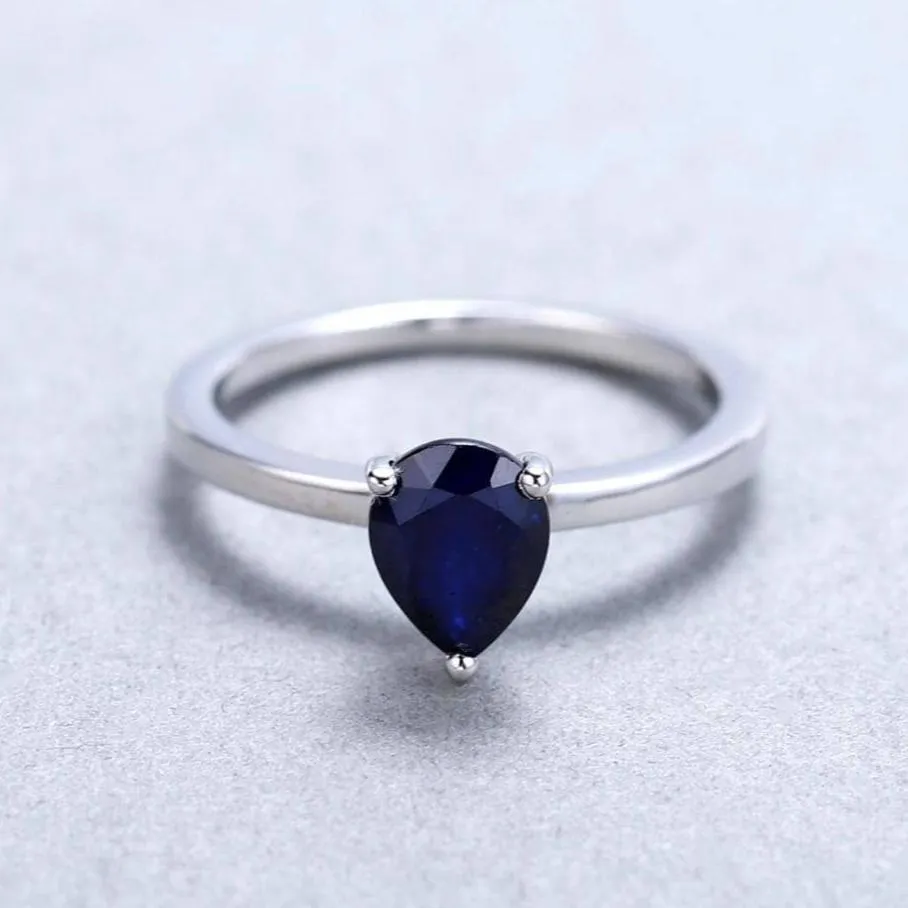 1.29 Ct Natural Solitaire Gemstone Engagement Ring
