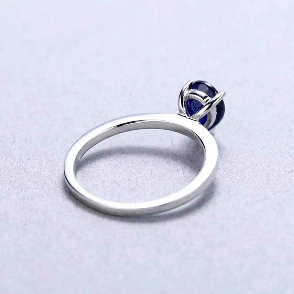 1.29 Ct Natural Solitaire Gemstone Engagement Ring