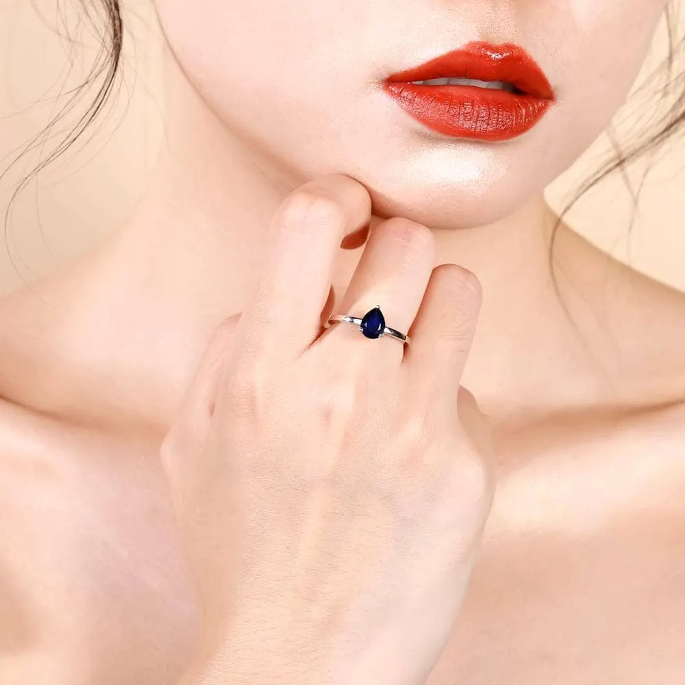 1.29 Ct Natural Solitaire Gemstone Engagement Ring