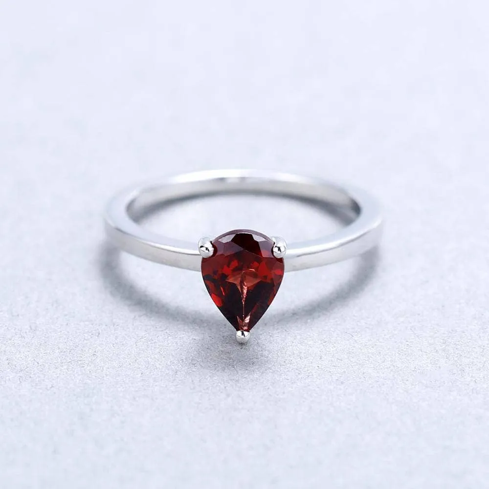 1.29 Ct Natural Solitaire Gemstone Engagement Ring