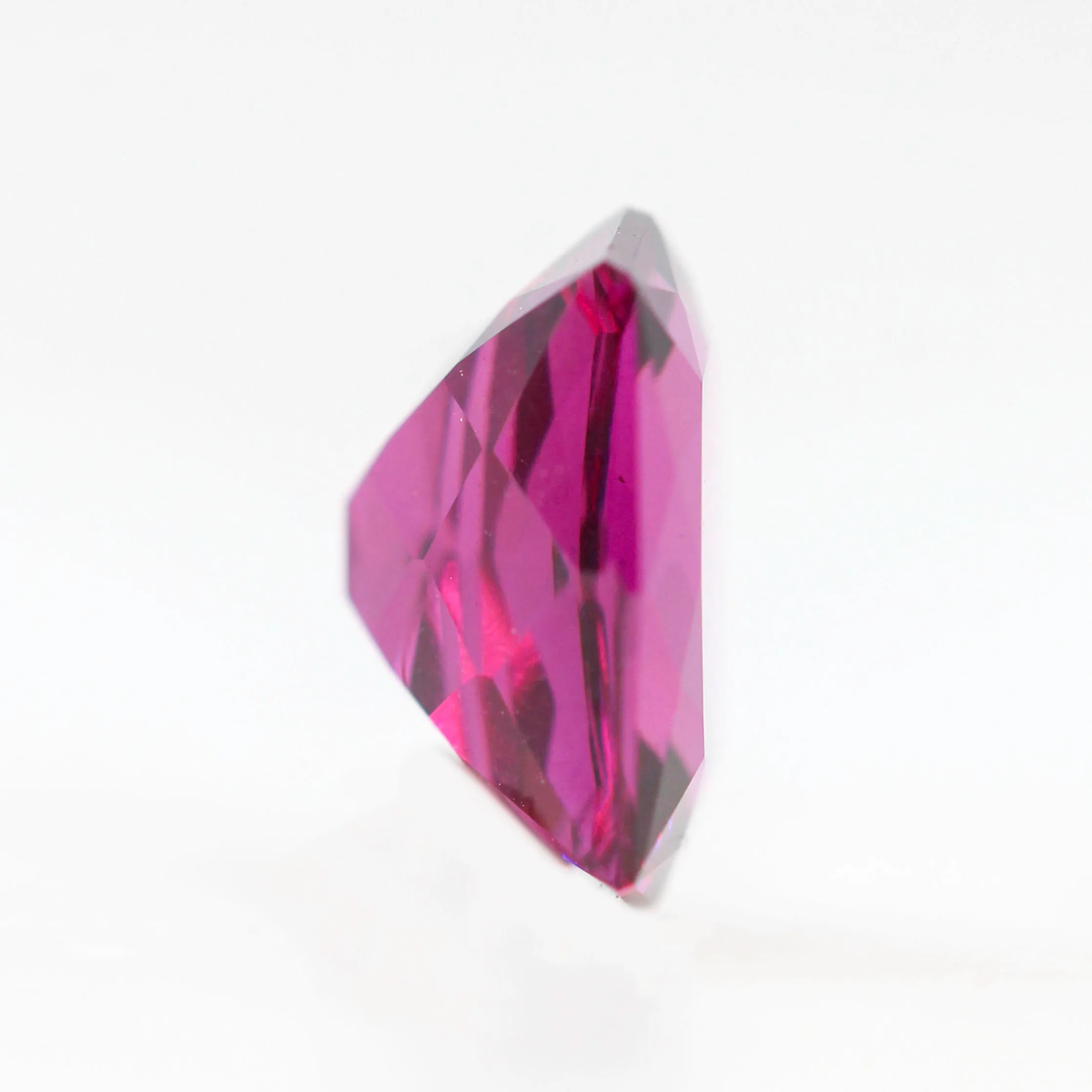 2.28 Carat Geometric Fancy Cushion Cut Rhodolite Garnet for Custom Work - Inventory Code FCG228