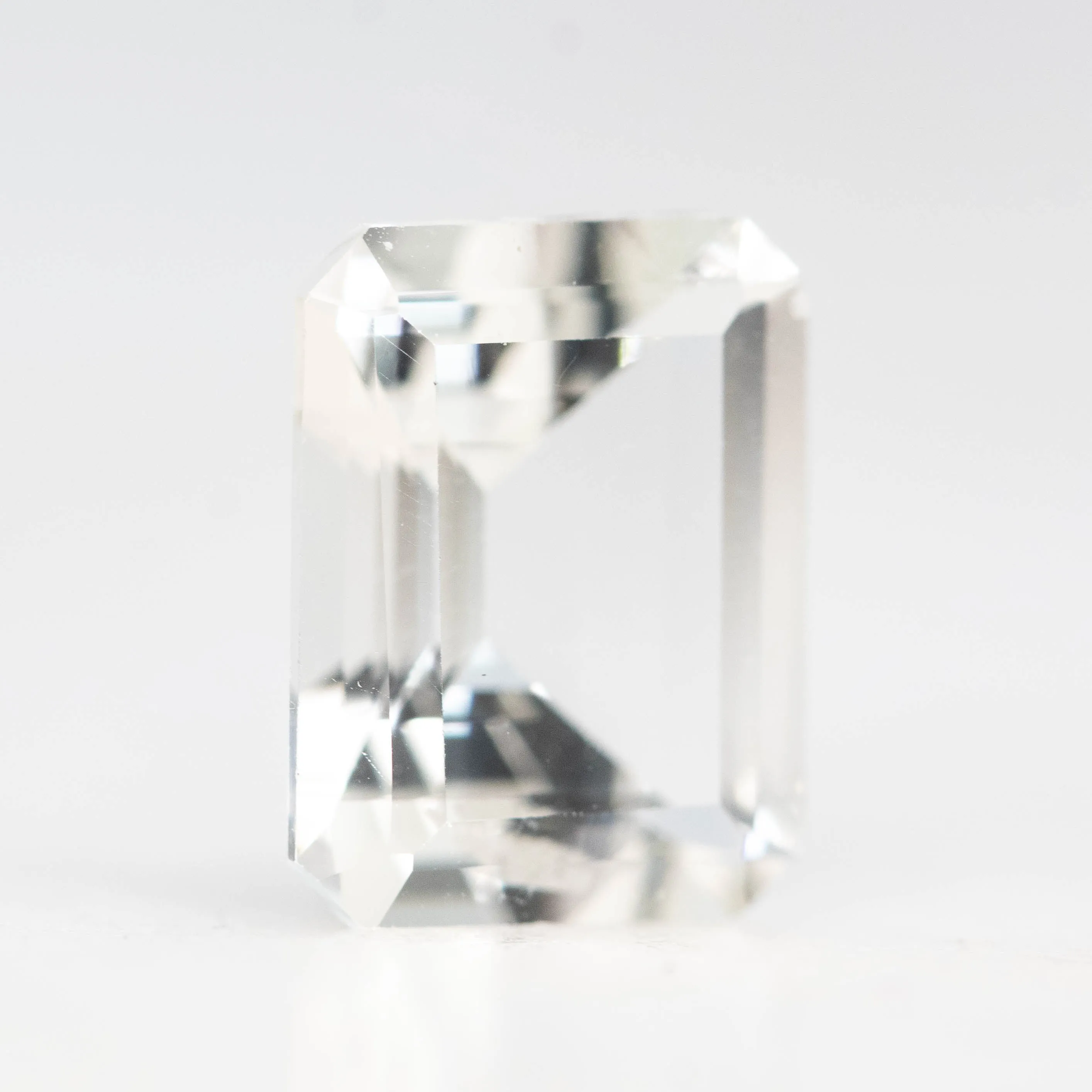 3.52 Carat White Emerald Cut Topaz for Custom Work - Inventory Code WECT352