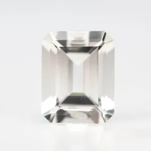 3.52 Carat White Emerald Cut Topaz for Custom Work - Inventory Code WECT352