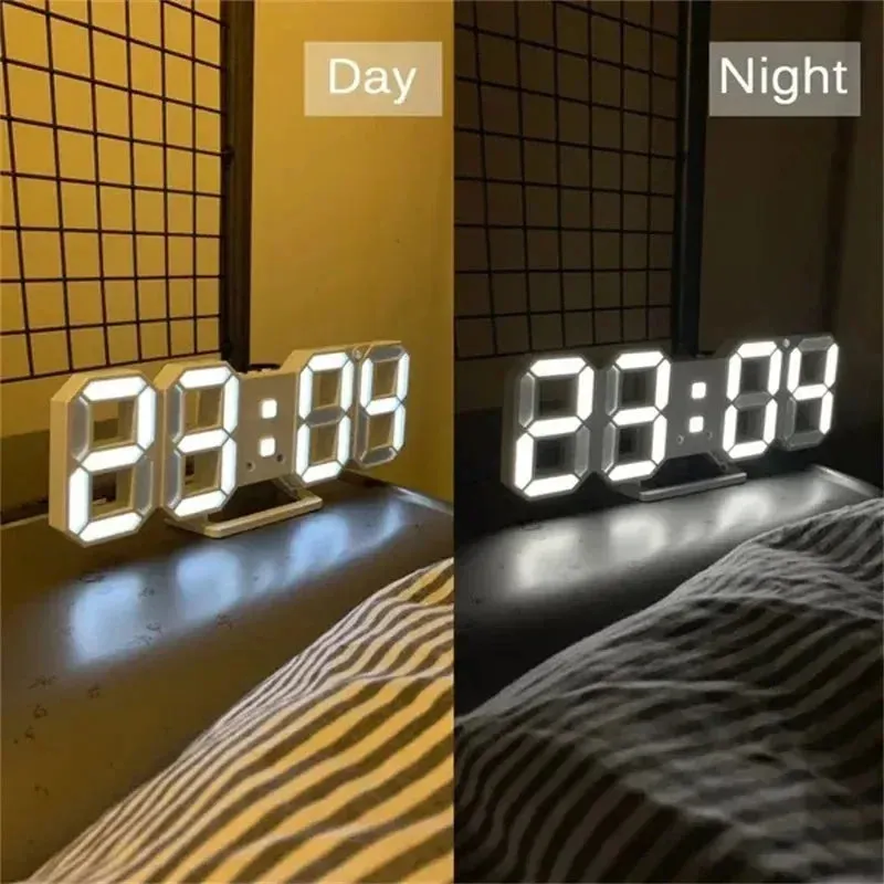 3D Led Digital Clock Thermometer Display