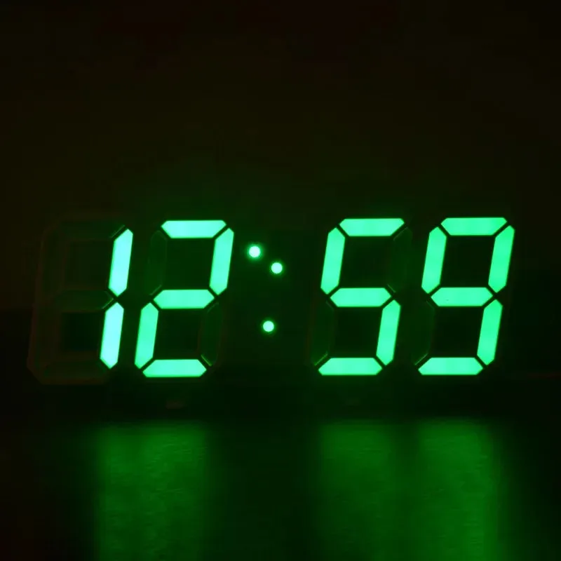 3D Led Digital Clock Thermometer Display