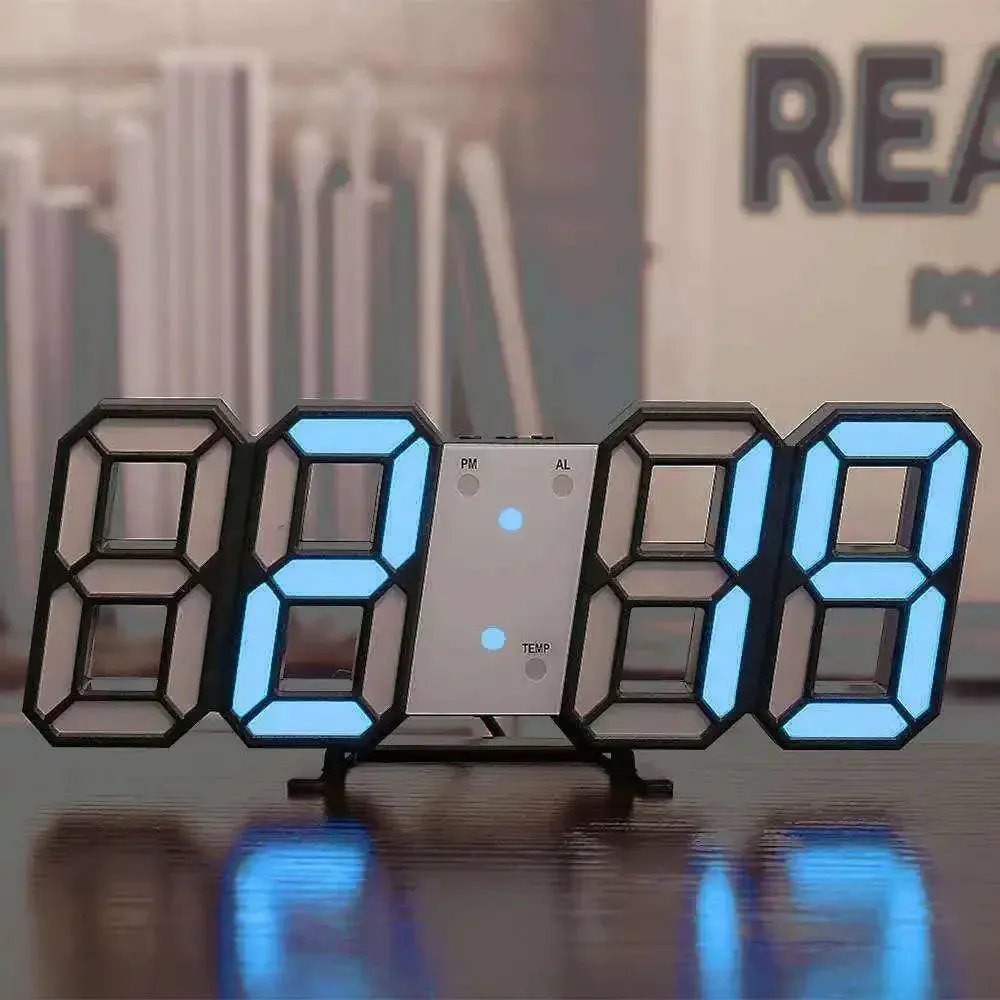 3D Led Digital Clock Thermometer Display