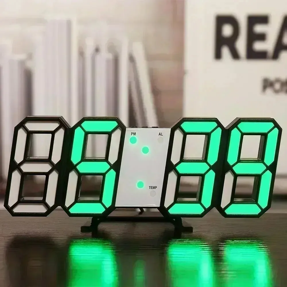3D Led Digital Clock Thermometer Display