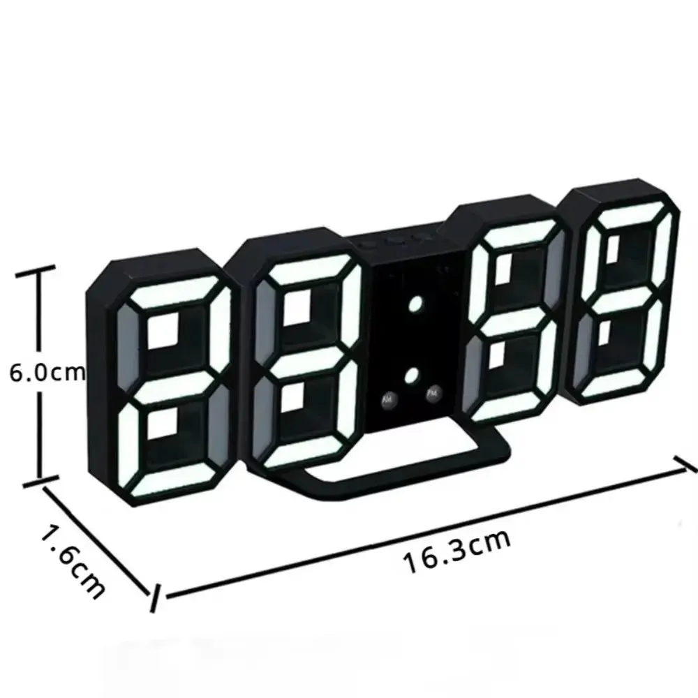 3D Led Digital Clock Thermometer Display
