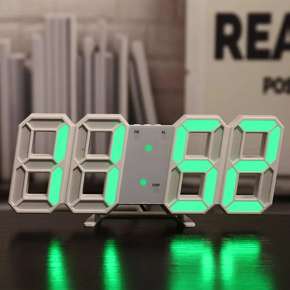 3D Led Digital Clock Thermometer Display