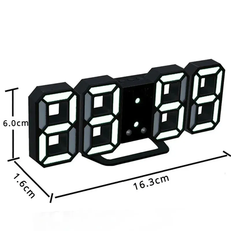 3D Led Digital Clock Thermometer Display
