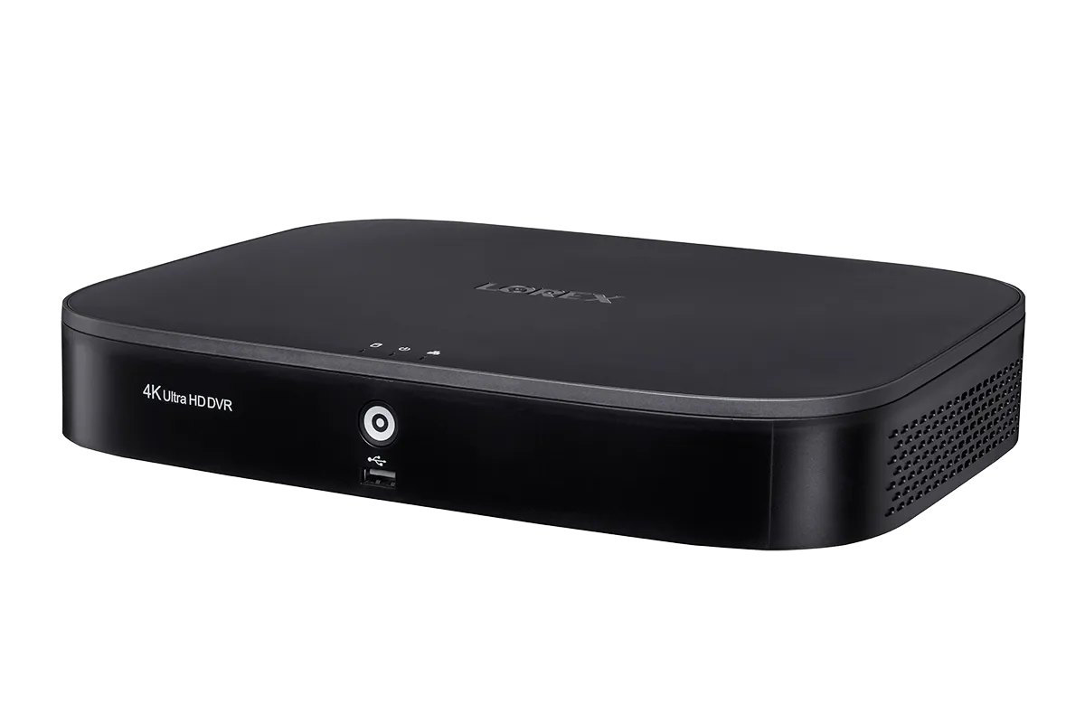 4K Ultra HD 8 Channel Security DVR with Advanced Motion Detection Technology and Smart Home Voice Control, 2TB Hard Drive