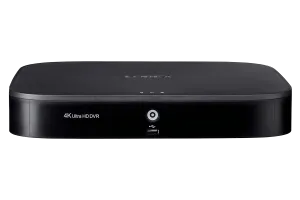 4K Ultra HD 8 Channel Security DVR with Advanced Motion Detection Technology and Smart Home Voice Control, 2TB Hard Drive