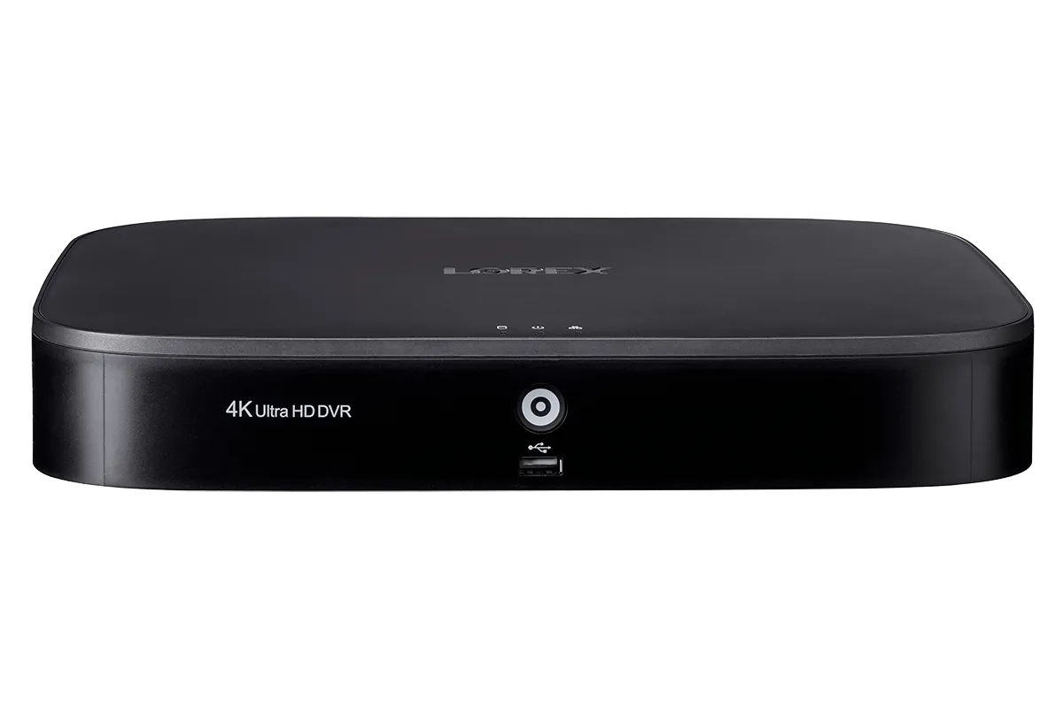 4K Ultra HD 8 Channel Security DVR with Advanced Motion Detection Technology and Smart Home Voice Control, 2TB Hard Drive