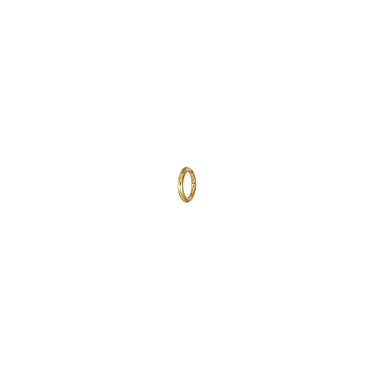 8MM Gold Hoop Earring: Classic 14K Infinity Hoop