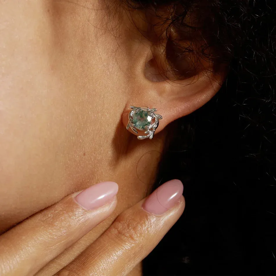 925 Silver 6*6mm Diamond Stud Earrings