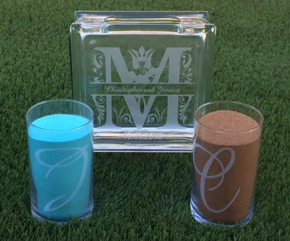 Additional  glass container for sand unity set . Must be purchased WITH a sand unity set