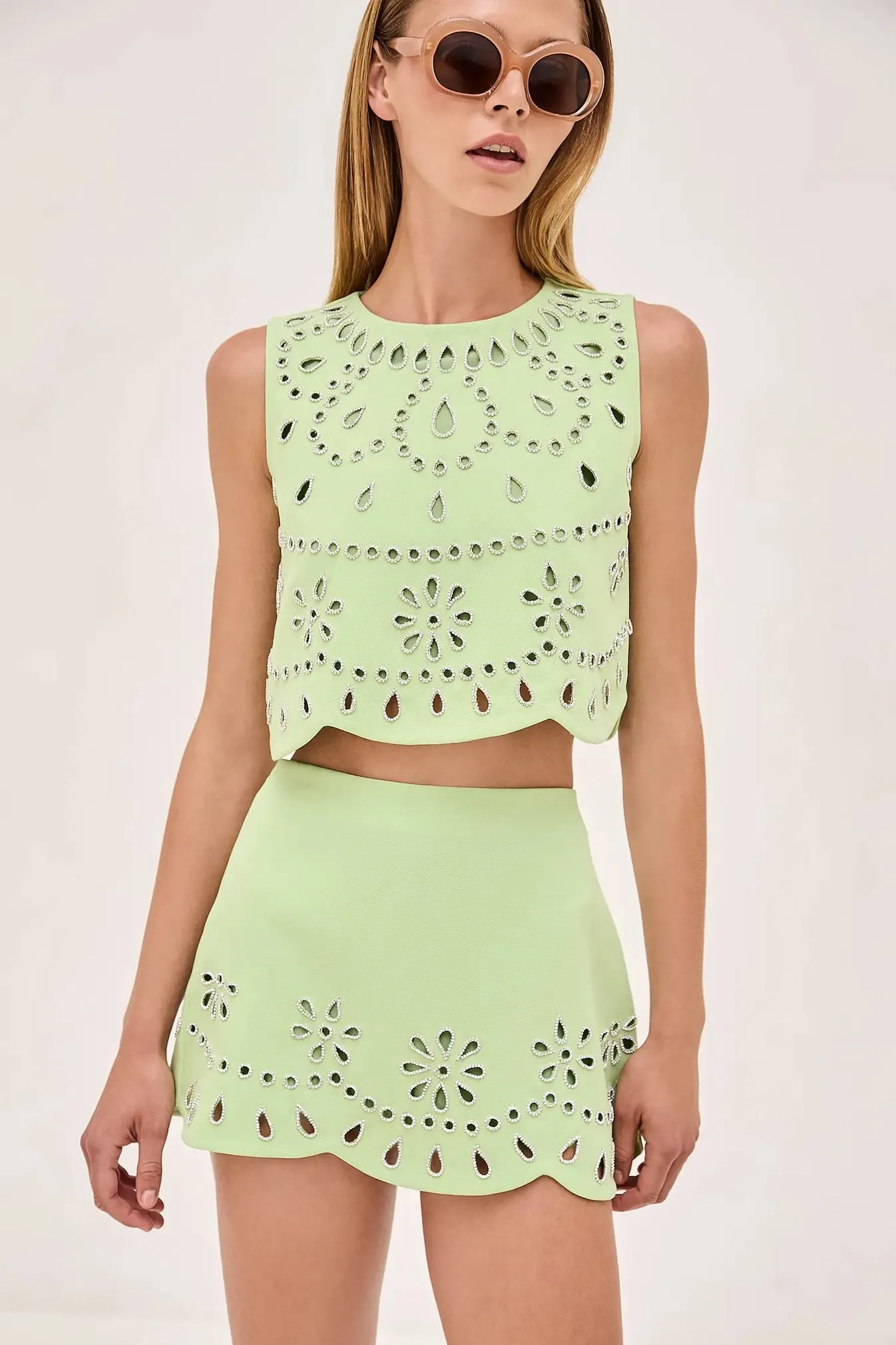 Al0015 Etra Skirt - Green