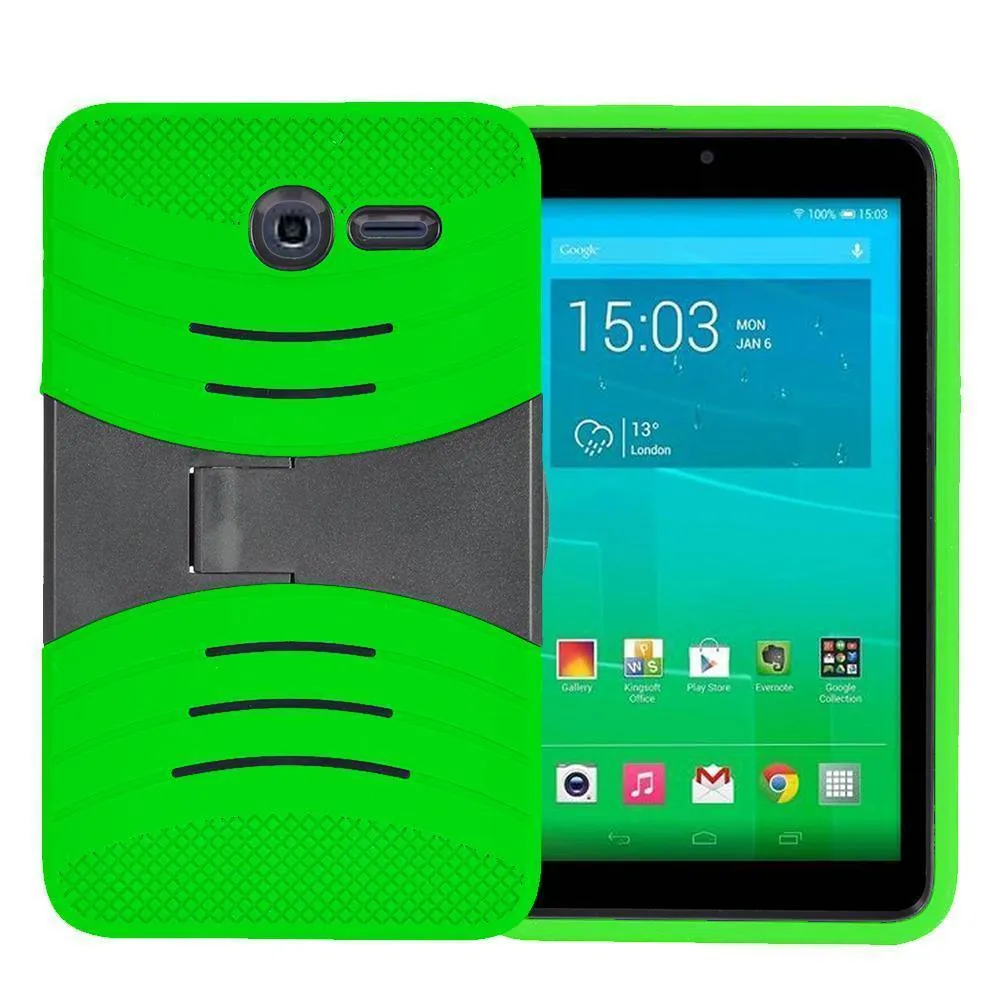 Alcatel OneTouch PIXI 7 Hybrid Silicone Case Stand by Modes