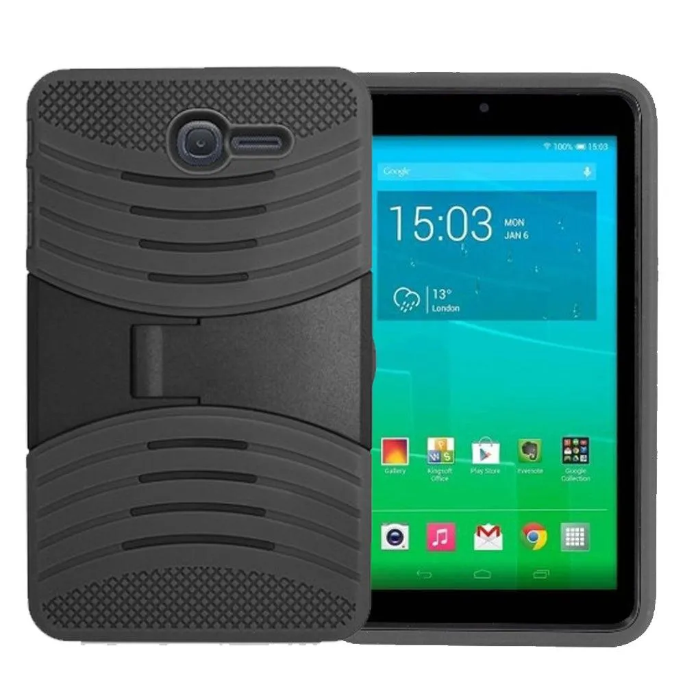 Alcatel OneTouch PIXI 7 Hybrid Silicone Case Stand by Modes
