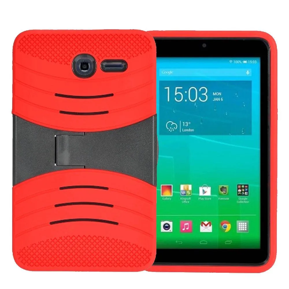 Alcatel OneTouch PIXI 7 Hybrid Silicone Case Stand by Modes