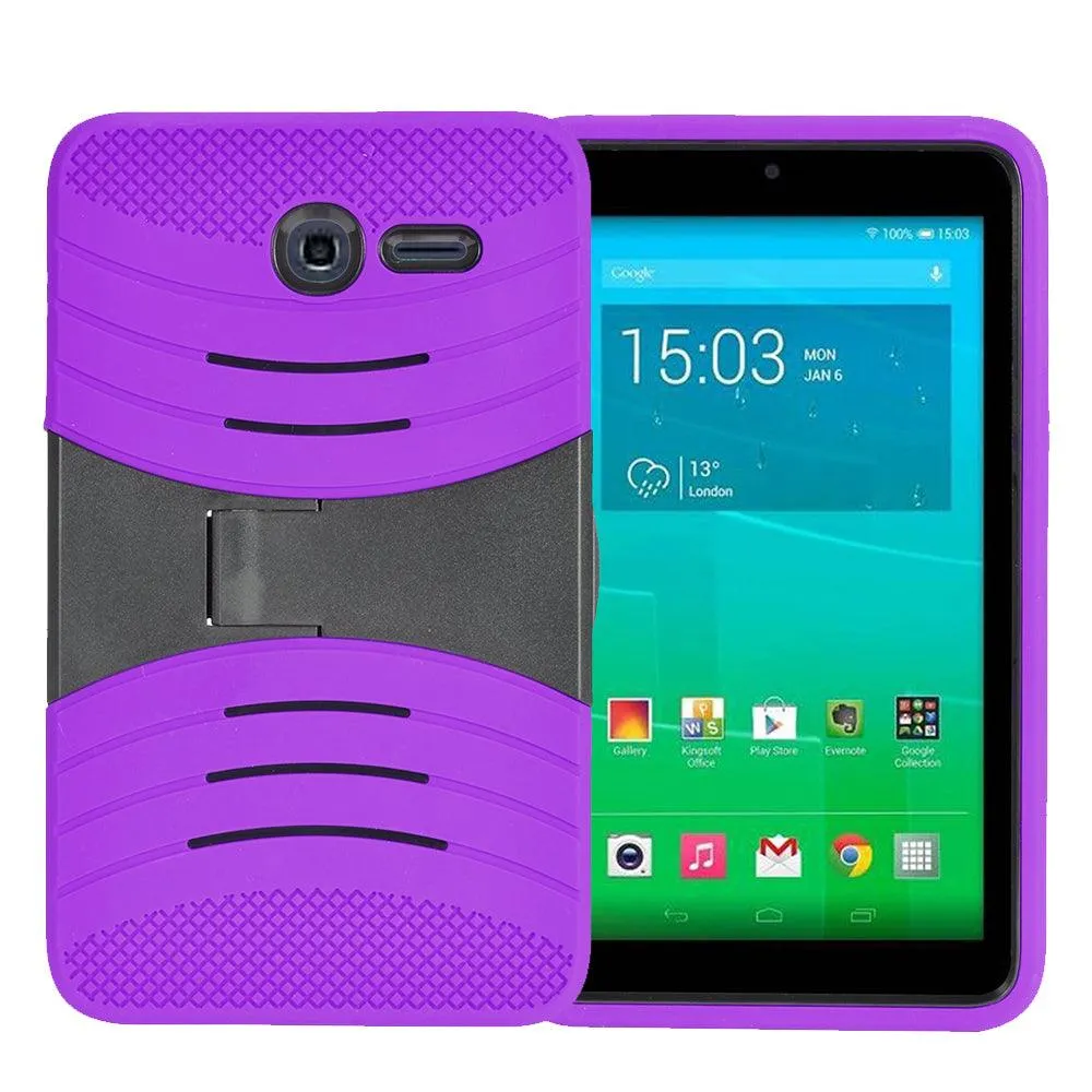 Alcatel OneTouch PIXI 7 Hybrid Silicone Case Stand by Modes