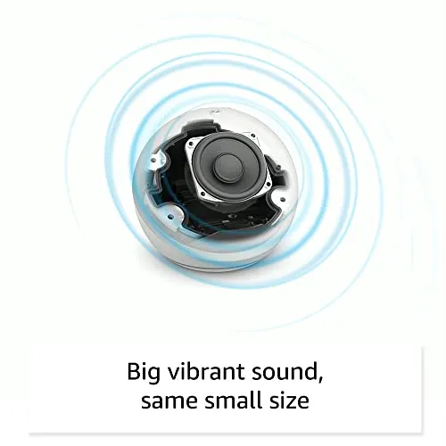 All-New Echo Dot (5th Gen, 2022 release) with clock | Smart speaker with clock and Alexa | Cloud Blue