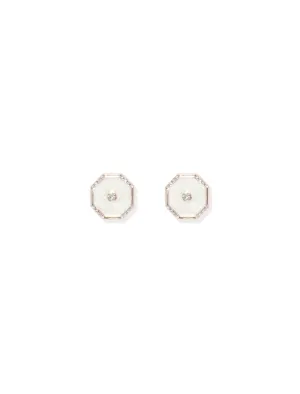 Alyssa Pearlescent Stud Earrings