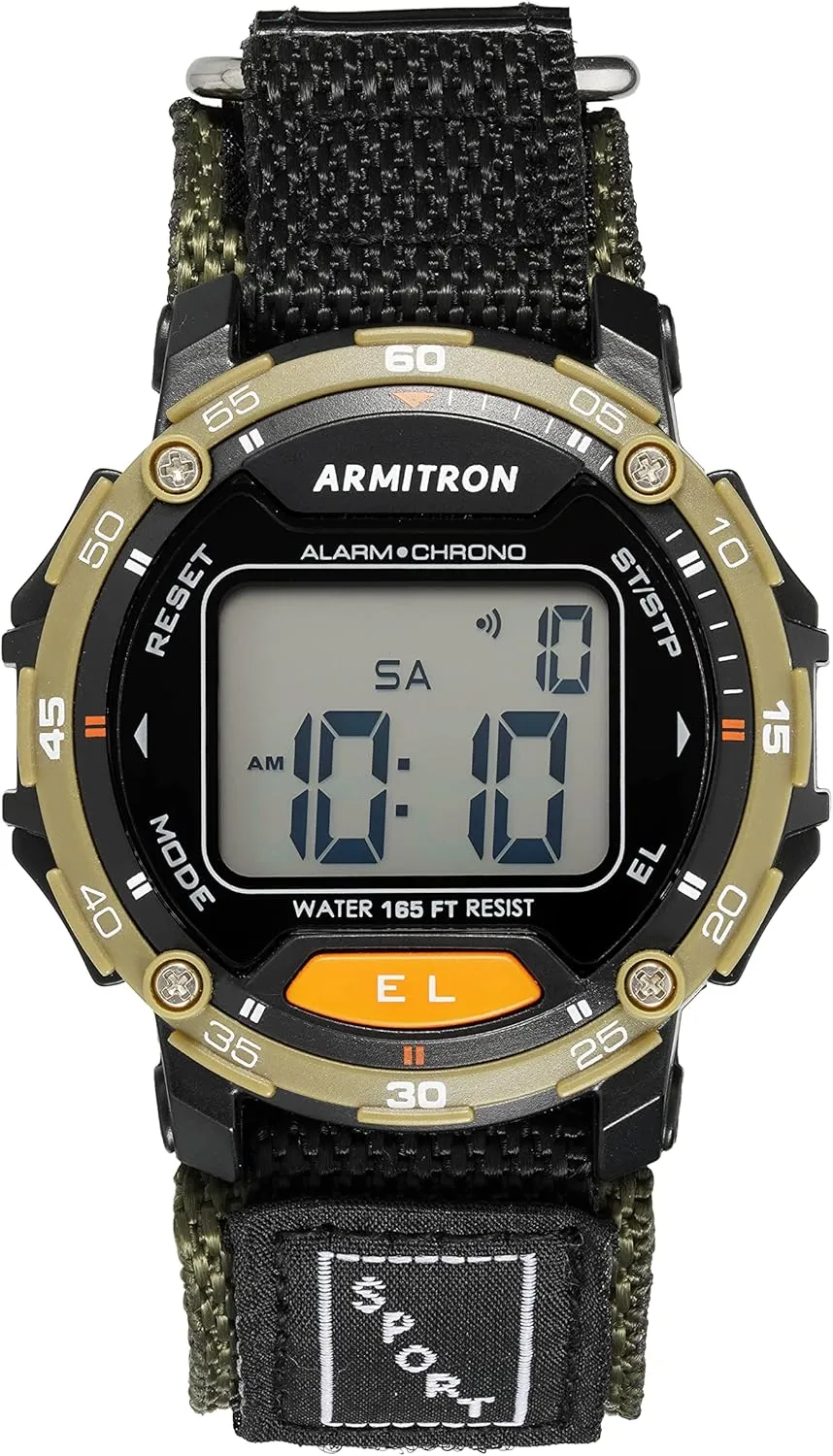 Armitron Sport Men's Digital Nylon Strap Watch, 40/8318