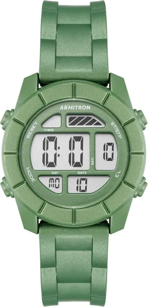 Armitron Sport Unisex Digital Chronograph Resin Strap Watch, 45/7043