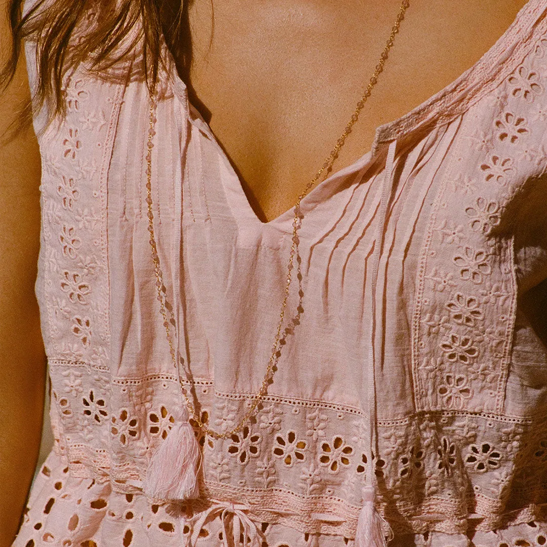 Atelier Long Beaded Chain Necklace