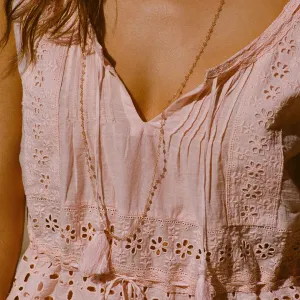 Atelier Long Beaded Chain Necklace