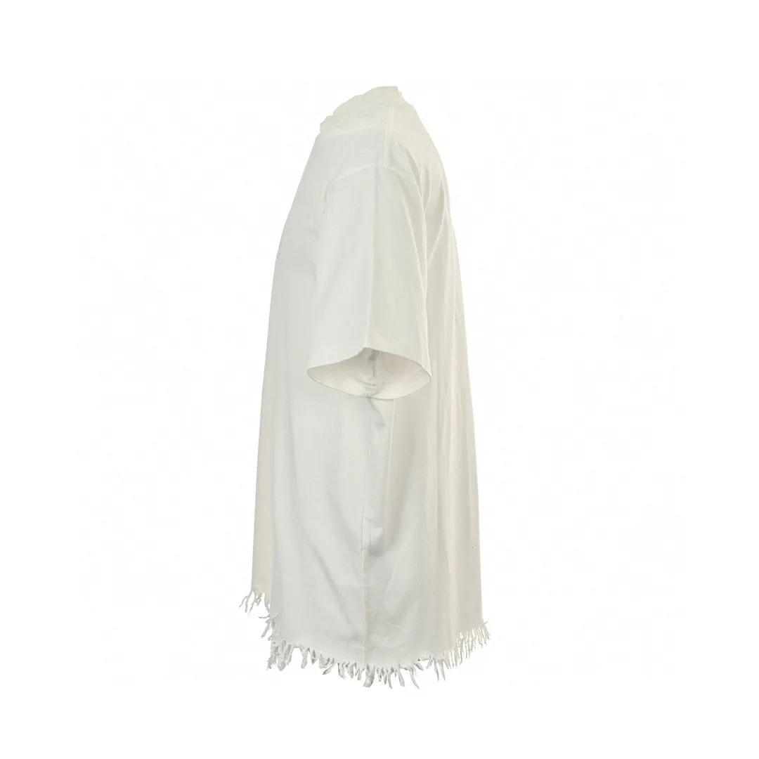 Balenciaga Fringe Hem T-Shirt