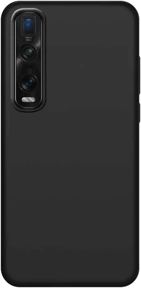 Black Gel Case Tough Shockproof Phone Case Gel Cover Skin for Oppo Find X2 Pro
