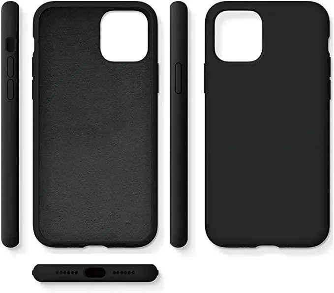 Black Gel Case Tough Shockproof Phone Case Gel Cover Skin for Oppo Find X2 Pro