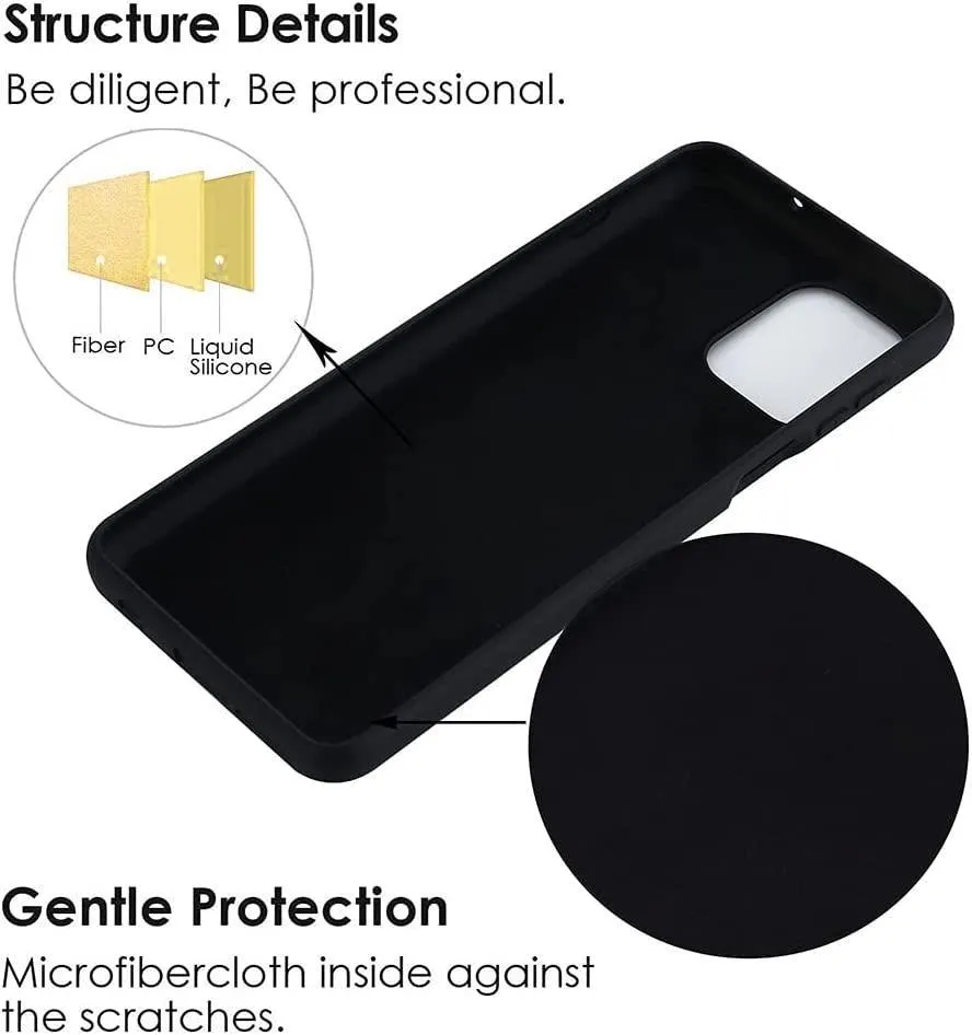 Black Gel Case Tough Shockproof Phone Case Gel Cover Skin for Samsung Galaxy A03