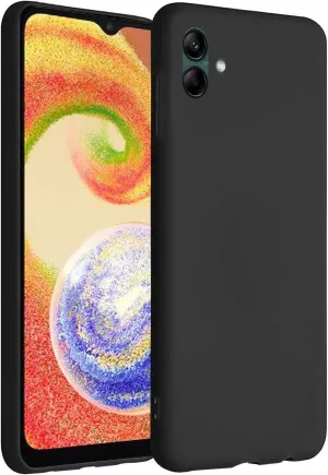 Black Gel Case Tough Shockproof Phone Case Gel Cover Skin for Samsung Galaxy A04