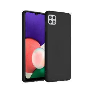 Black Gel Case Tough Shockproof Phone Case Gel Cover Skin for Samsung Galaxy A22 5G