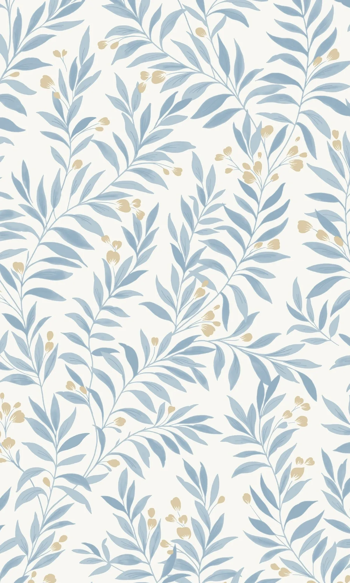 Blue Minimalist Tropical Prints R7971