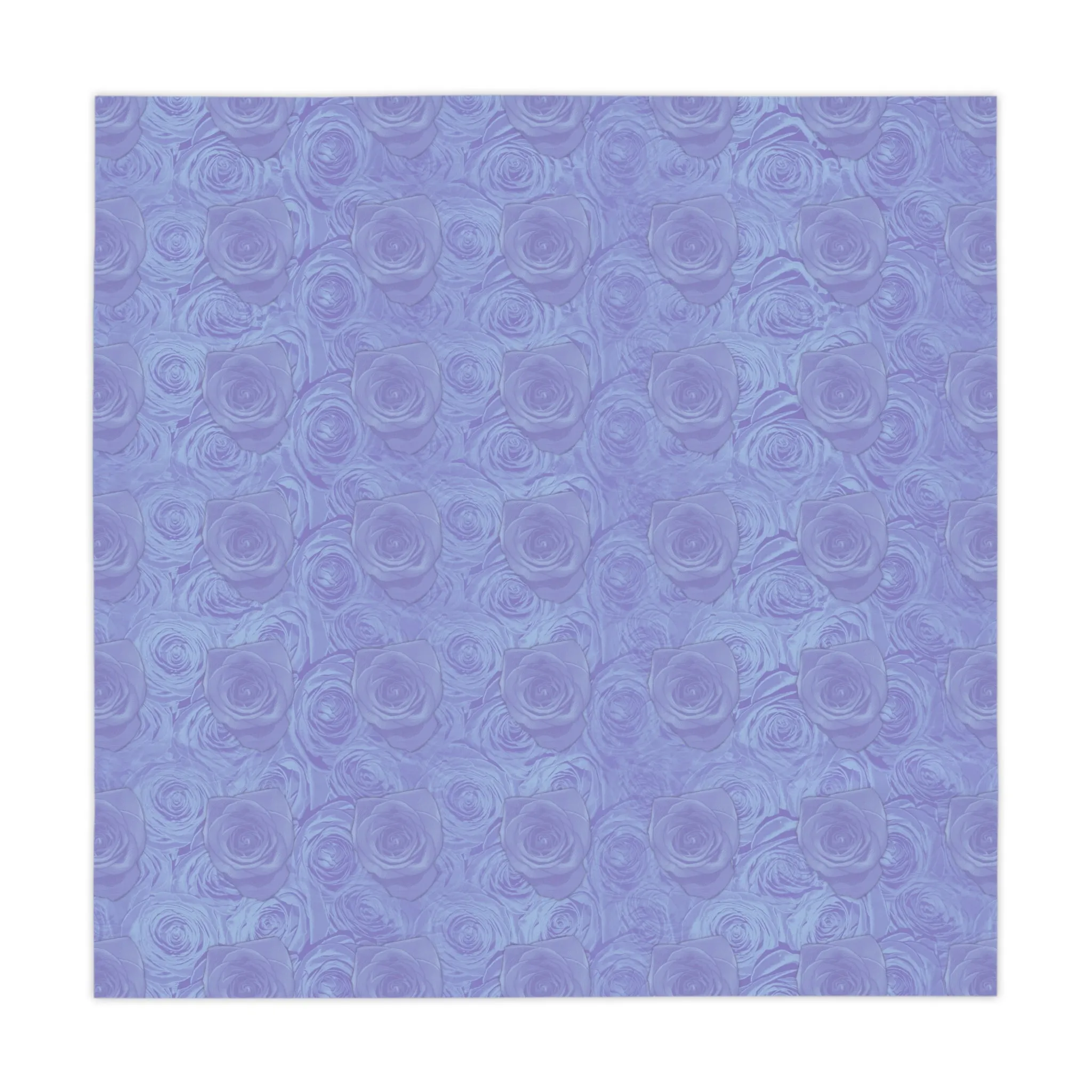 Blue Rose Tablecloth Valentines Day Anniversary Gifts for Her Floral Pattern Lovers Table Cloth