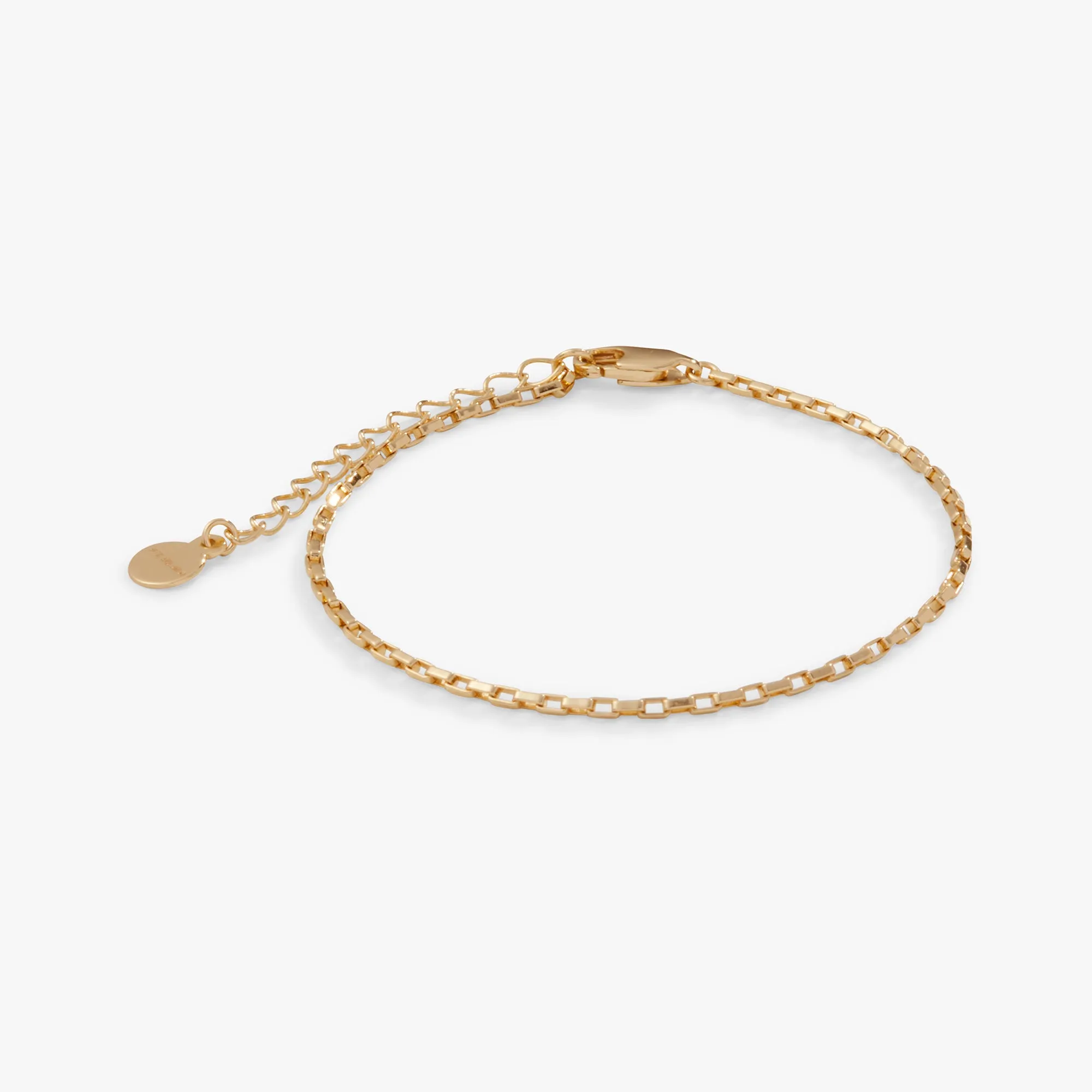 Box Link Chain Bracelet