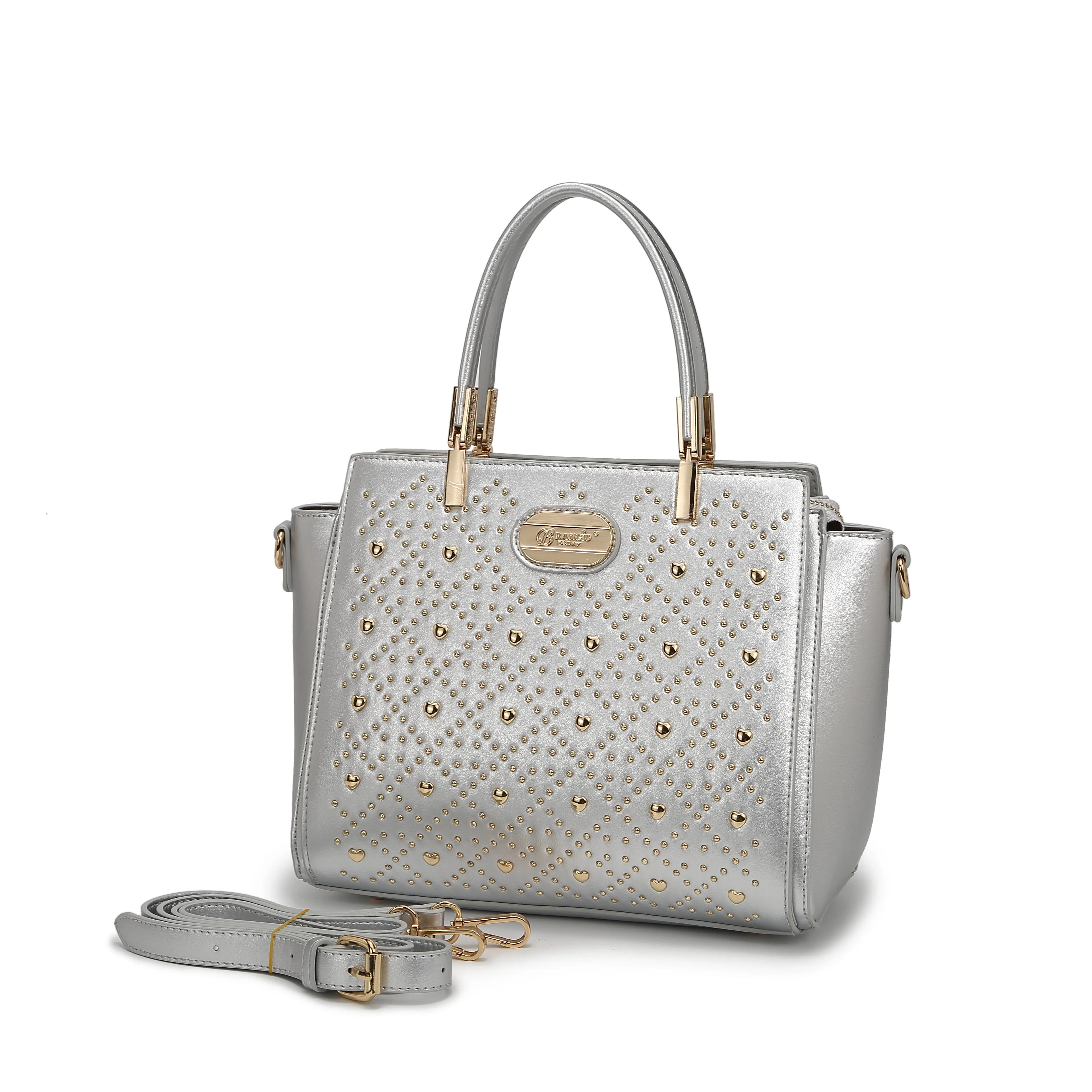 Brangio Studded Elegance Wristlet Wallet