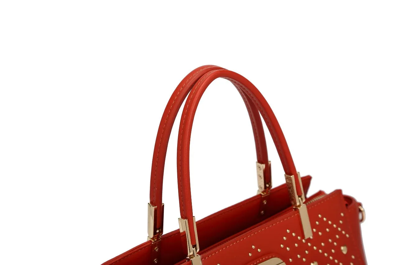 Brangio Studded Elegance Wristlet Wallet