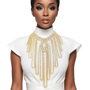 Chainmail Choker Gold Looped Set for Women