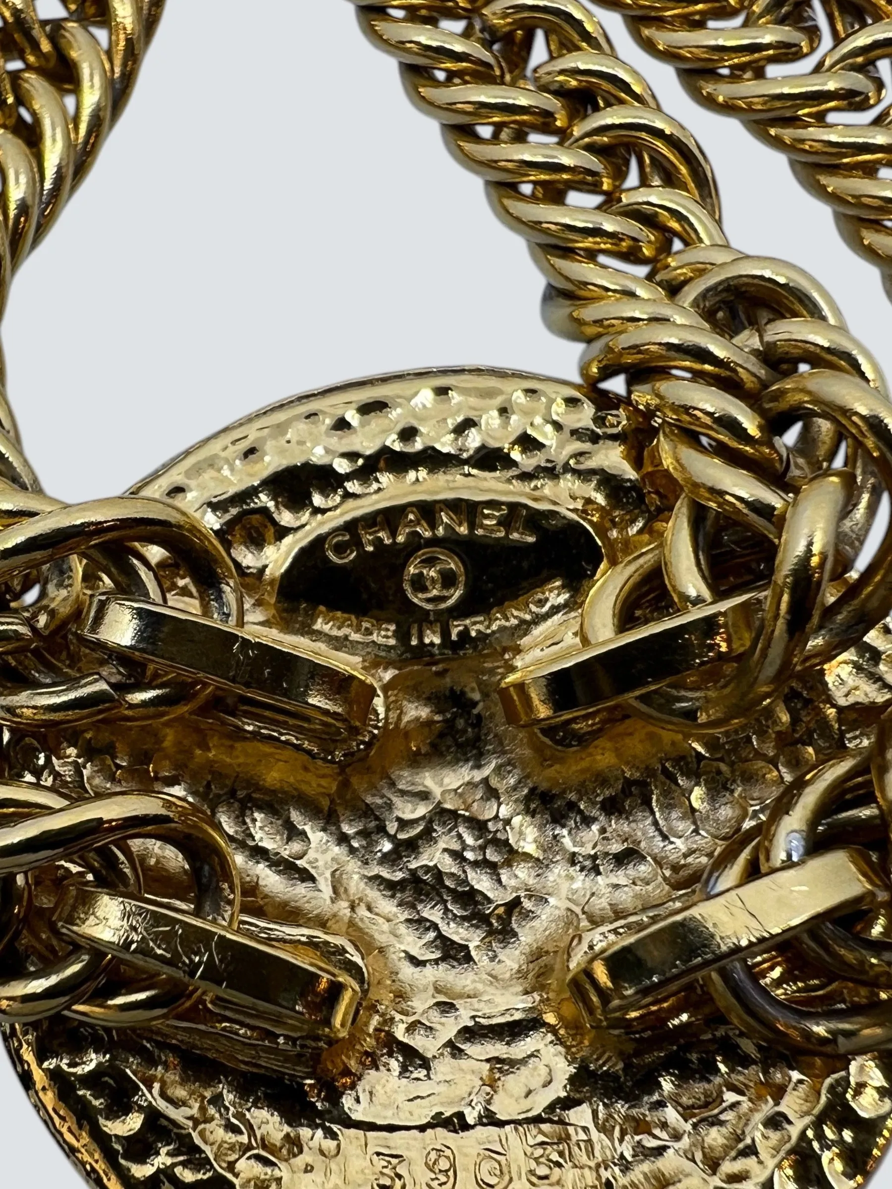 Chanel Goldtone Choker Necklace