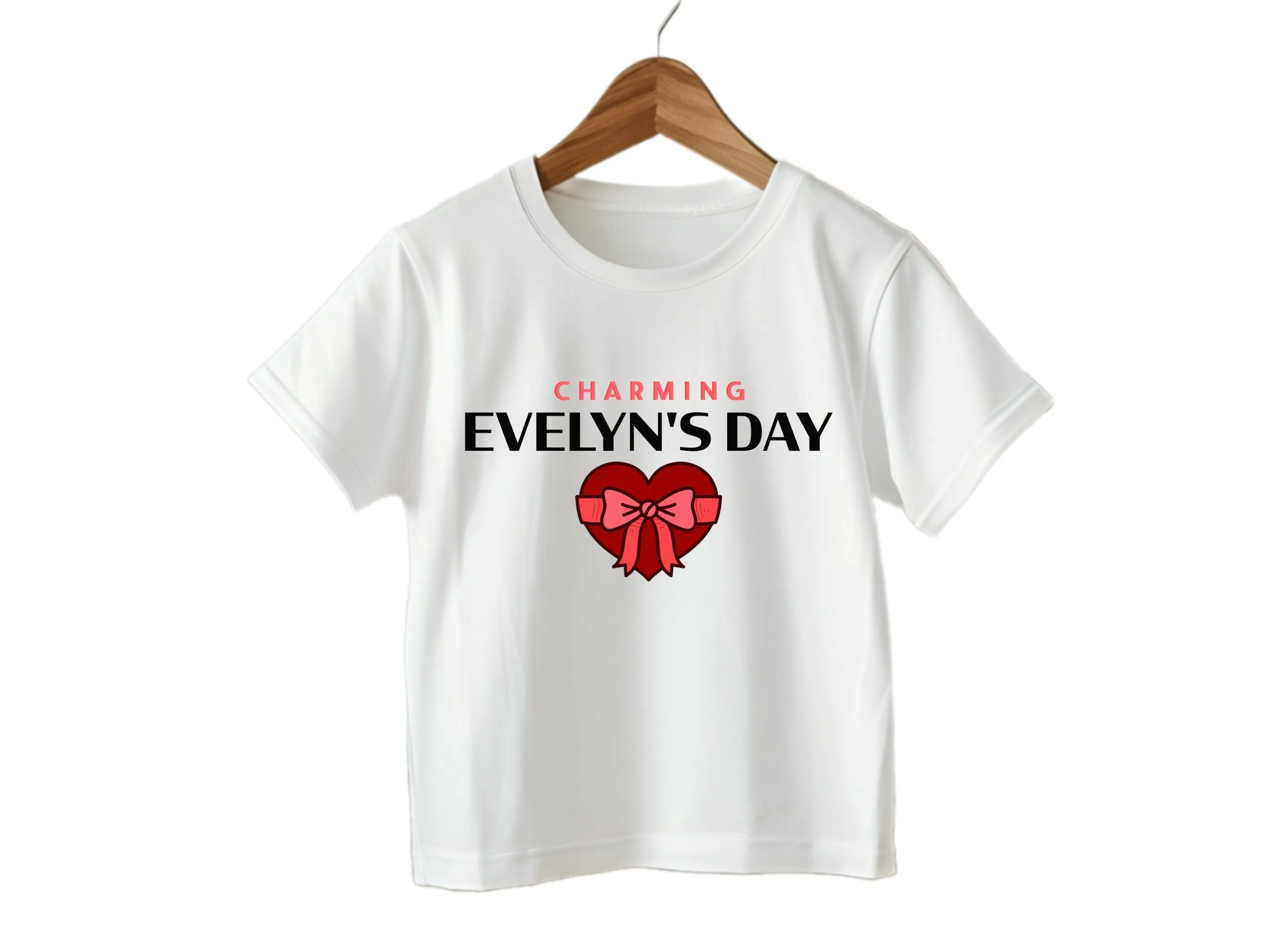 Charming Day Custom Short Sleeve Girls Bodysuit for 1st Birthday