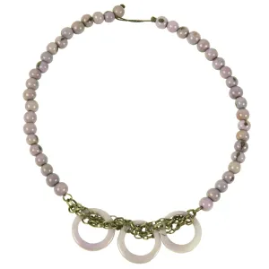 Circle Chain Choker in Lavender Faire Collection